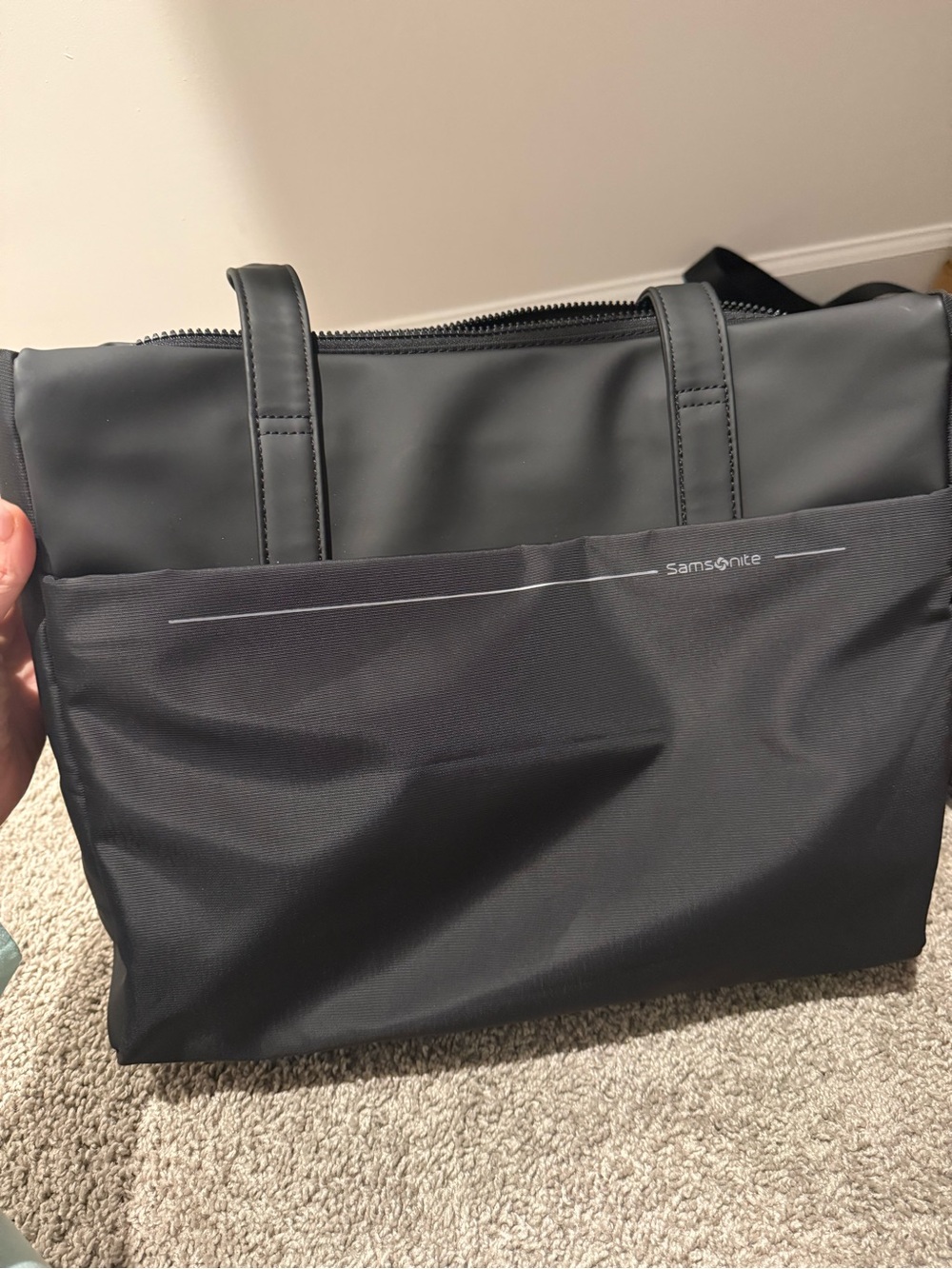 Samsonite Black  Laptop Tote Bag
